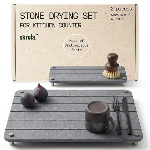 skrola_stone_drying_mat_for_kitchen_counter_2_piece_set_ashen_grey